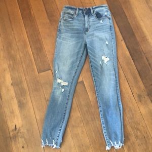 Abercrombie distressed curve love 26/2